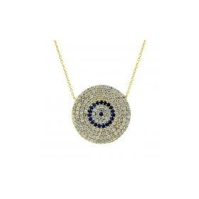 Bilezikhane Sosyetegözü 3.42 Gram 14 Ayar Altın Kolye