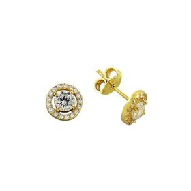 Bilezikhane Tek Göz Sarı 1.79 Gram 14 Ayar Altın Küpe