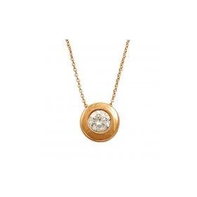 Bilezikhane Tektaş 1.40 Gram 14 Ayar Altın Zirkon Taşlı Kolye