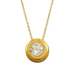 Bilezikhane Tektaş 1.71 Gram 14 Ayar Altın Kolye