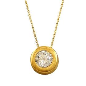 Bilezikhane Tektaş 1.71 Gram 14 Ayar Altın Kolye