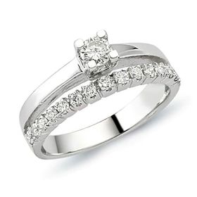 Bilezikhane Tektaş Pırlanta 0.48 CT G-SI 5.40 Gram 18 Ayar Altın Yüzük