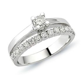 Bilezikhane Tektaş Pırlanta 0.48 CT G-SI 5.40 Gram 18 Ayar Altın Yüzük