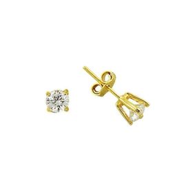Bilezikhane Tektaş Sarı 0.97 Gram 14 Ayar Altın Küpe