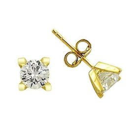 Bilezikhane Tektaş Sarı 1.78 Gram 14 Ayar Altın Küpe