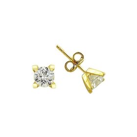 Bilezikhane Tektaş Sarı 1.78 Gram 14 Ayar Altın Küpe
