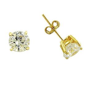 Bilezikhane Tektaş Sarı 1.87 Gram 14 Ayar Altın Küpe