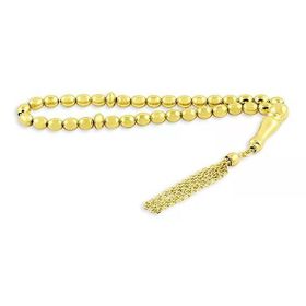 Bilezikhane Tespih Oval Badem 12,75 Gram 14 Ayar Altın