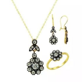 Bilezikhane Üçlü Set Papatyalar 7,94 Gram 14 Ayar Altın