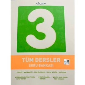 Bilfen 3. Sınıf Tüm Dersler Soru Bankası