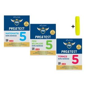 Bilfen 5. Sınıf Protest Fen Matematik Soru Bankası Seti