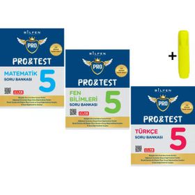 Bilfen 5. Sınıf Protest Fen Matematik Soru Bankası Seti