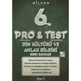 Bilfen 6. Sınıf Pro & Test Din Kültürü ve Ahlak Bilgisi Soru Bankası