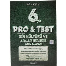 Bilfen 6. Sınıf Pro & Test Din Kültürü ve Ahlak Bilgisi Soru Bankası