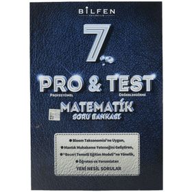 Bilfen 7.Sınıf Pro&Test Matematik Yeni Nesil Soru Bankası