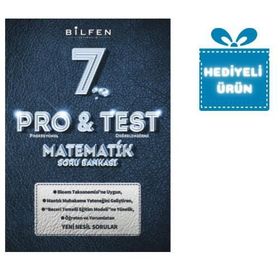 Bilfen 7.Sınıf Pro&Test Matematik Yeni Nesil Soru Bankası