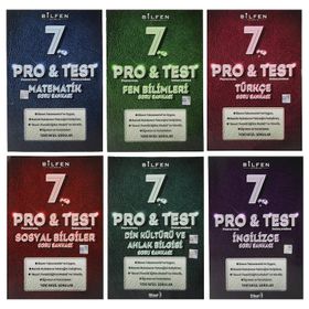 Bilfen 7.Sınıf Pro&Test Matematik Yeni Nesil Soru Bankası