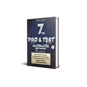 Bilfen 7.Sınıf Pro&Test Matematik Yeni Nesil Soru Bankası