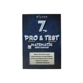 Bilfen 7.Sınıf Pro&Test Matematik Yeni Nesil Soru Bankası