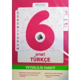 Bilfen Yayın 6. Sınıf Türkçe Depar Yeterlilik Paketi