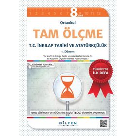 Bilfen Yayın 8. Sınıf T.C. İnkılap Tarihi Ve Atatürkçülük Tam Ölçme