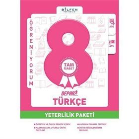 Bilfen Yayın 8. Sınıf Türkçe Depar Yeterlilik Paketi