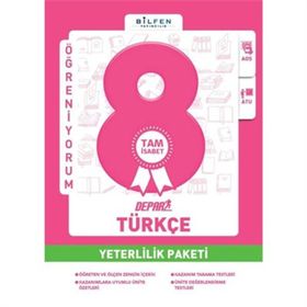 Bilfen Yayın 8. Sınıf Türkçe Depar Yeterlilik Paketi