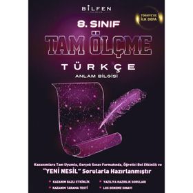 Bilfen Yayın 8. Sınıf Türkçe Tam Ölçme