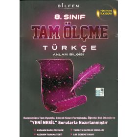 Bilfen Yayın 8. Sınıf Türkçe Tam Ölçme