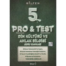 Bilfen Yayıncılık 5. Sınıf Din Kültürü ve Ahlak Bilgisi ProTest