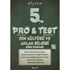 Bilfen Yayıncılık 5. Sınıf Din Kültürü ve Ahlak Bilgisi ProTest
