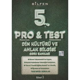 Bilfen Yayıncılık 5. Sınıf Din Kültürü ve Ahlak Bilgisi ProTest