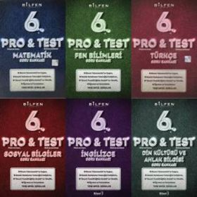 Bilfen Yayıncılık 6. Sınıf Tüm Dersler Pro Test Soru Bankası Seti