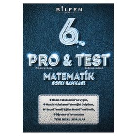 Bilfen Yayıncılık P30611S8127 6. Sınıf Matematik Soru Bankası