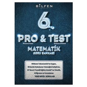 Bilfen Yayıncılık P30611S8127 6. Sınıf Matematik Soru Bankası