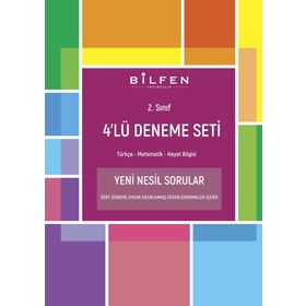 Bilfen Yayınları 2. Sınıf Dörtlü Deneme Seti