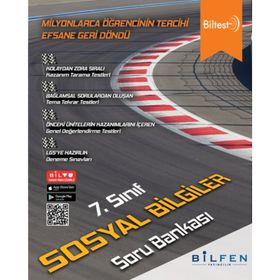 Bilfen Yayınları 2023 7. Sınıf Sosyal Bilgiler Biltest Soru Bankası