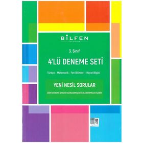 Bilfen Yayınları 3. Sınıf 4'lü Deneme Seti