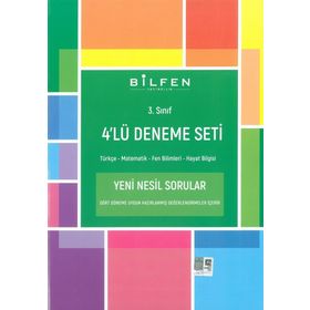 Bilfen Yayınları 3. Sınıf 4'lü Deneme Seti