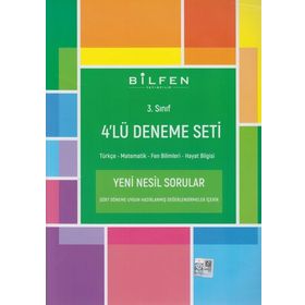 Bilfen Yayınları 3. Sınıf 4'lü Deneme Seti