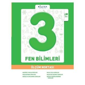 Bilfen Yayınları 3.Sınıf Fen Bilimleri Ölçüm Noktası Soru Bankası