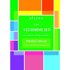 Bilfen Yayınları - 3. Sınıf Tüm Dersler 4'lü Deneme Seti