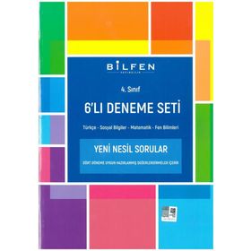 Bilfen Yayınları 4. Sınıf 6'lı Deneme Seti
