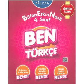 Bilfen Yayınları 4 Sınıf Bilfen Etkin Nesil Ben Türkçe Kitabı