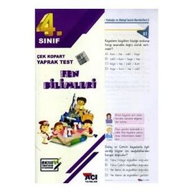 Bilfen Yayınları 4. Sınıf Fen Bilimleri Yardımcı Fasikül - kollektif