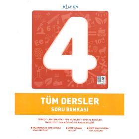 Bilfen Yayınları - 4 Sınıf Tüm Dersler Soru Bankası