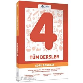 Bilfen Yayınları - 4 Sınıf Tüm Dersler Soru Bankası