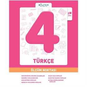 Bilfen Yayınları 4. Sınıf Türkçe Ölçüm Noktası Soru Bankası