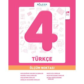 Bilfen Yayınları 4. Sınıf Türkçe Ölçüm Noktası Soru Bankası