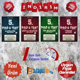 Bilfen Yayınları 5. Sınıf Pro & Test Soru Bankası Seti 4 Kitap